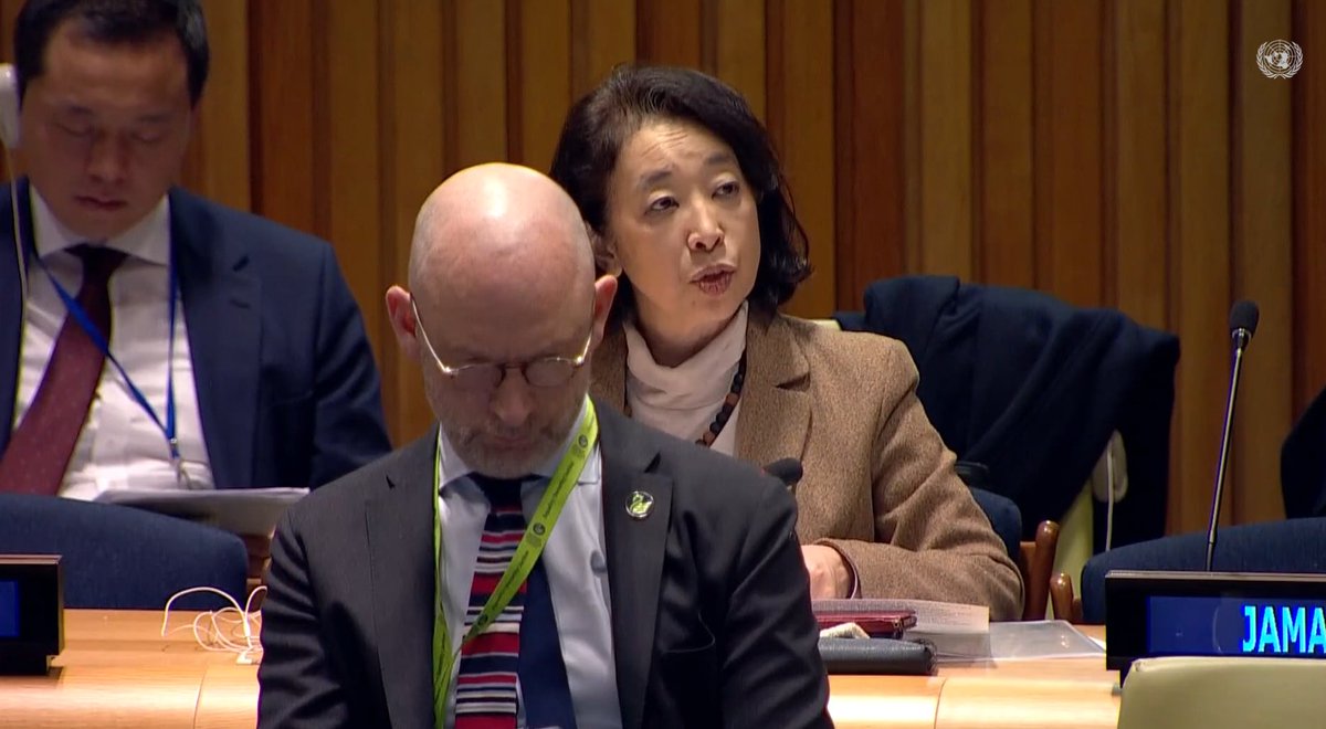 JapanMissionUN's tweet photo. At #IGN on #SCReform, Amb SHINO states that #UNSC must reflect today’s realities. This must not just mean changing its structure or the number of seats, but requires UNSC to be updated in terms of how it operates, within the #UN & beyond.
Full Statement
🔗https://t.co/WhjdGGSjU9 https://t.co/G2xwZAmsQw