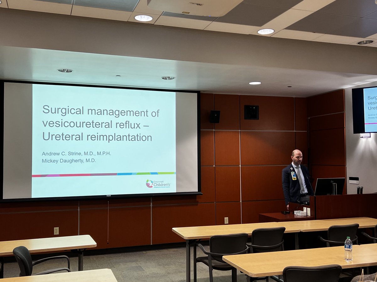 Puli (@ppmode) on Twitter photo Dr.Andrew Strine discussing non-endoscopic surgical treatment of VUR, during the inaugural Hands-on VUR course at Cincinnati Children’s. Comprehensive review of outcomes of surgical interventions for VUR. <a href="/CincyChildrens/">Cincinnati Children's</a> <a href="/AmerUrological/">Amer. Urol. Assn.</a> <a href="/SPU_Urology/">SPU_Urology</a> Dr.Andrew Strine discussing non-endoscopic surgical treatment of VUR, during the inaugural Hands-on VUR course at Cincinnati Children’s. Comprehensive review of outcomes of surgical interventions for VUR. <a href="/CincyChildrens/">Cincinnati Children's</a> <a href="/AmerUrological/">Amer. Urol. Assn.</a> <a href="/SPU_Urology/">SPU_Urology</a>