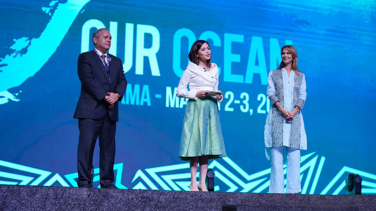 #OurOceanPanama in 🔢
🎌600 attendees 190 countries
🤝341 commitments (2000 since 2014)
💵$19.9 billion
🐠47 on #MPAs
🔷52 on #SustainableBlueEconomy
🌊95 on #ClimateChange
⚓37 on #MaritimeSecurity
🎣47 on #SustainableFisheries
♻️36 on #MarinePollution
ouroceanpanama2023.gob.pa/closing-press-…