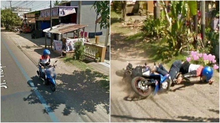 KUMPULAN FOTO TERTANGKAP KAMERA GOOGLE MAPS 

AUTO NGAKAK😭

- A Thread -