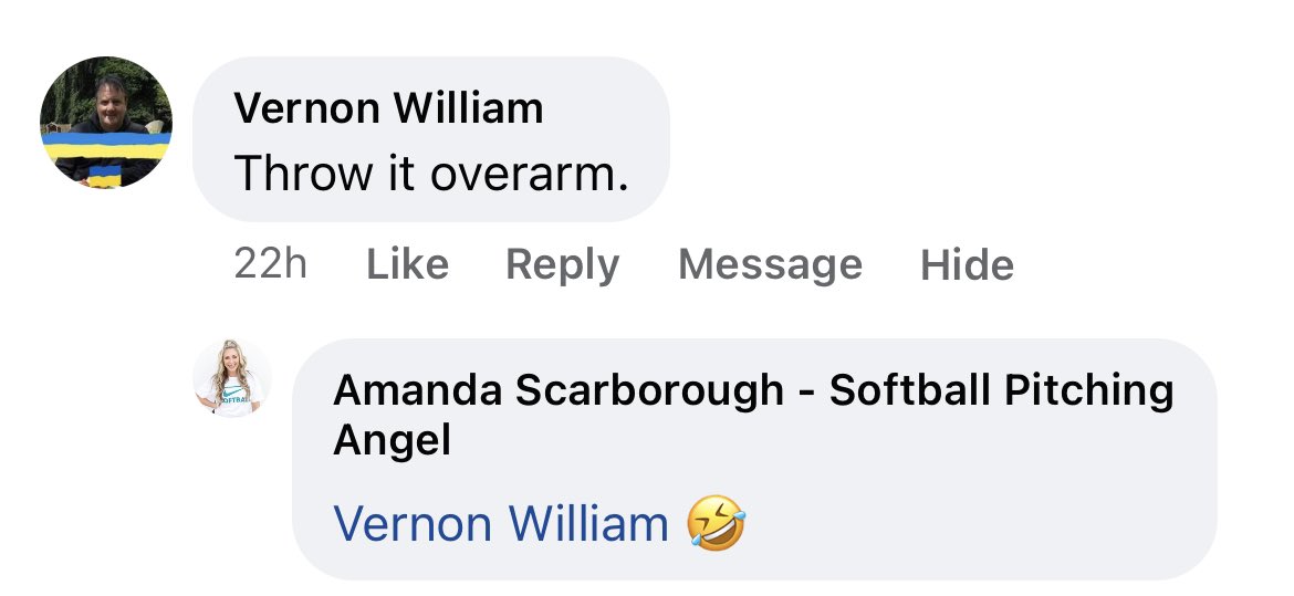 ascarborough's tweet photo. Can you believe it’s 2023 and people still say stuff like this?! 

Wild to me. 

Hope you laugh as hard as I do!😂

I’m not bothered in the least bit, just trying to figure out how to throw overarm. Is there a YouTube video for that I could check out?

The 4th one is just bc…wow https://t.co/MhPKYjQIJy