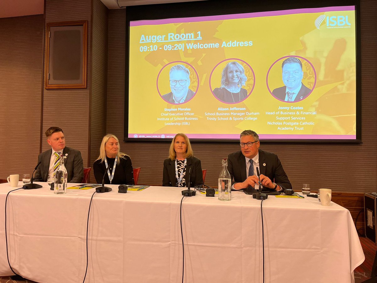 It was an honour to open the <a href="/ISBL_news/">ISBL</a> North East Regional Conference alongside <a href="/stephenpmorale1/">Stephen Morales</a> &amp; <a href="/AlisonJeffers18/">Alison Jefferson</a>. 

An excellent day packed with engagement from so many north east based #SBL colleagues, workshops &amp; exhibitors, ending with an excellent #MAT panel discussion.