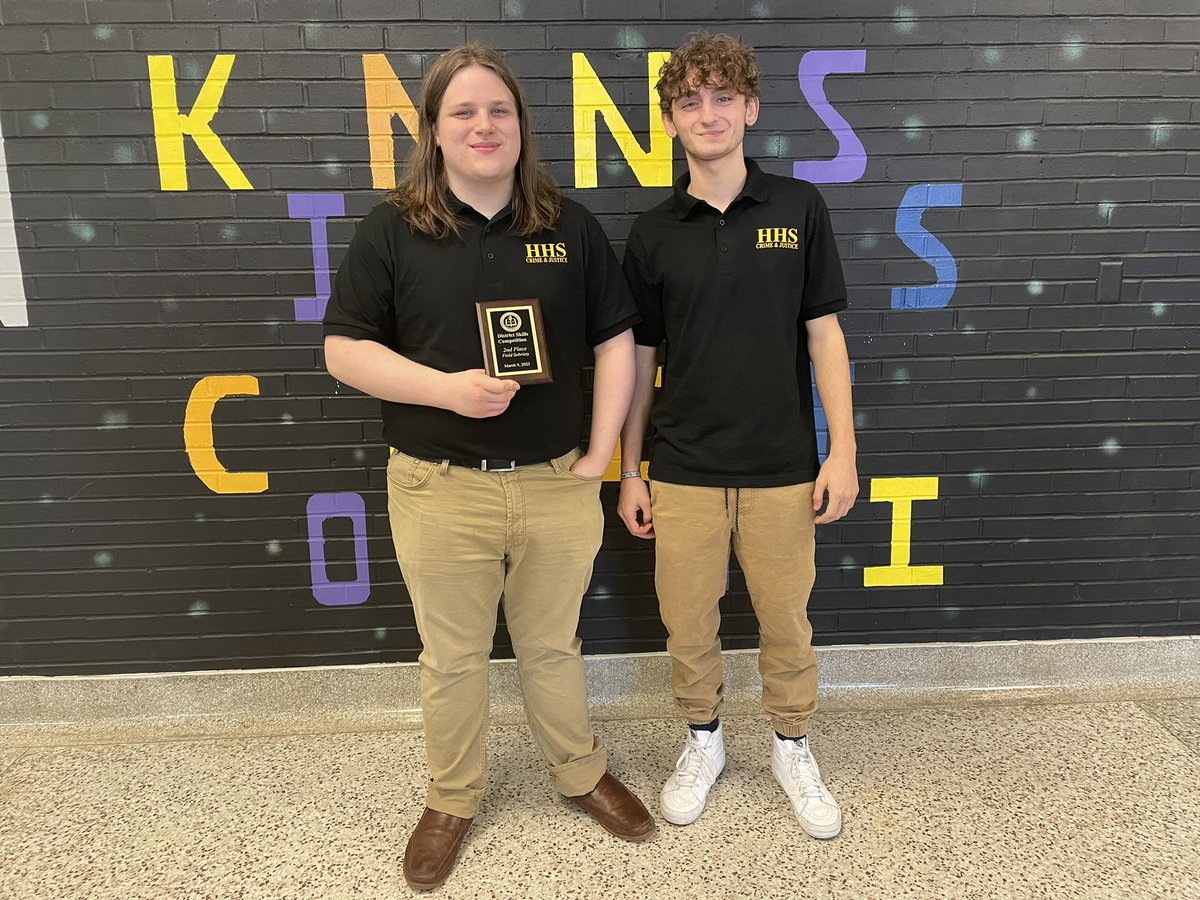 MsHarris_HHS's tweet photo. Today was our county-wide Criminal Justice competition. Our students did wonderful! We are proud!
2nd place Felony Stops—2nd place Field Sobriety—3rd place Crime Scene Investigation—2nd place overall! https://t.co/4eCFZd3YUD
