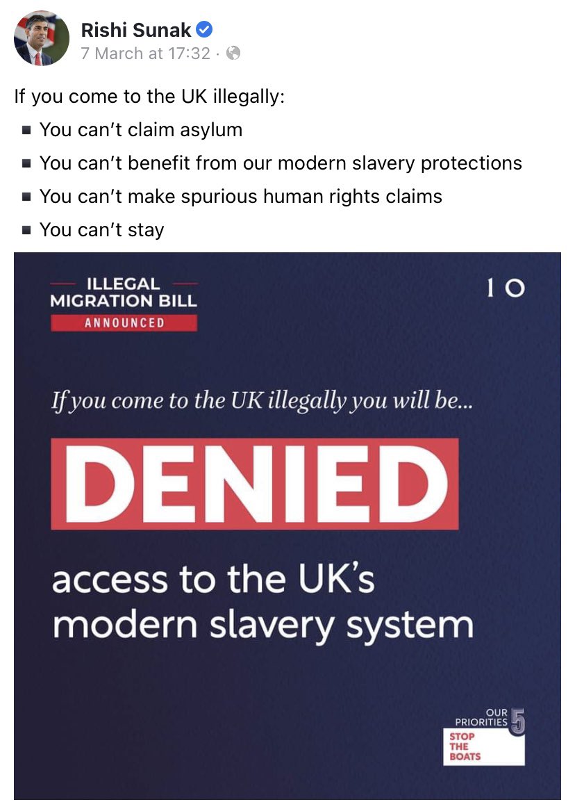 The Conservatives have once again chosen to target the most vulnerable in an attempt to distract from their failures to govern.

No human is illegal. 

Everyone deserves to be treated fairly and with compassion.