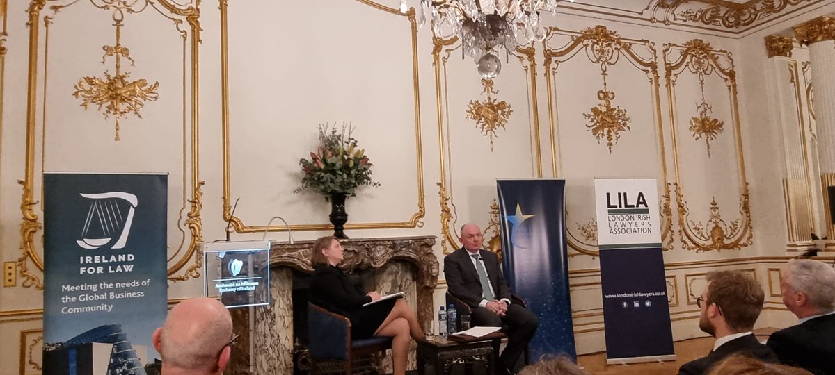 TheBarofIreland's tweet photo. Thats a wrap! 👏 The London Seminar: Hosted by the @EUBarIreland, @IrelandForLaw &amp; @TheBarofIreland featured fantastic speakers; David Hardstaff, Caoilfhionn Gallagher KC, Attorney General Rossa Fanning SC, Brian Kennedy SC and Paul McGarry SC. https://t.co/618ankvR8y