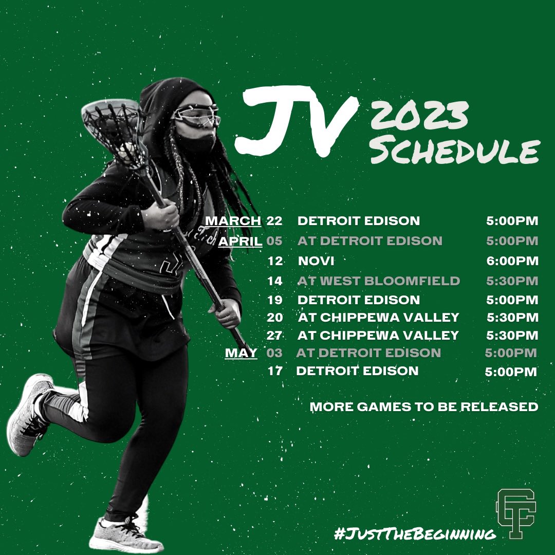 2023 Game Schedule‼️ 

Come support our THREE teams as they take on lacrosse teams across the state this season.
#CassTech <a href="/DpscdA/">DPSCD Athletics</a> <a href="/Detroitk12/">DPSCommunityDistrict</a> #CassTechWLax #DetroitLacrosse