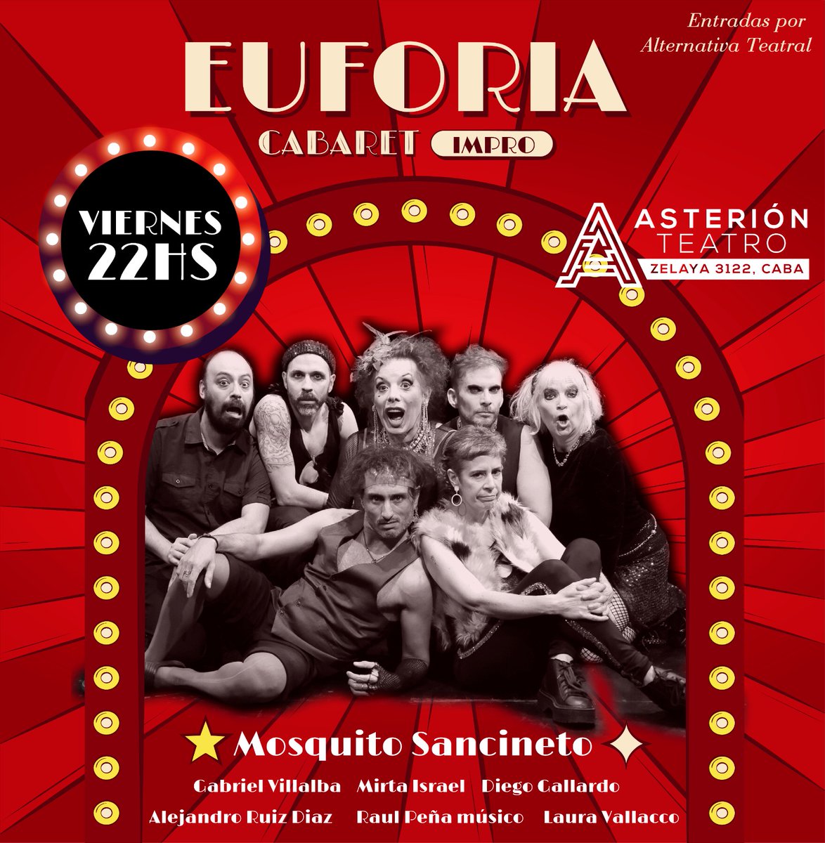 muysancineto's tweet photo. Doblete de Euforia Cabaré de Impro,  Viernes 10 en colores en Asterión Teatro, 22hs, Pasaje Zelaya 3122. Reservas por @AlternativaEsc Sábado 11 estamos en @lacasaclaypole en blanco y negro, 20hs, A la gorra. Imperdible!!! https://t.co/jYGB2I6Idd