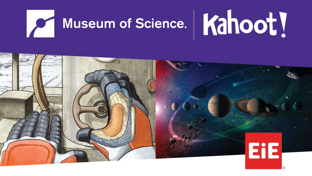 Extend the learning with <a href="/museumofscience/">Museum of Science</a> on <a href="/Kahoot/">Kahoot!</a>! and embark on an exciting journey of scientific discovery. Start playing now at hubs.ly/Q01G76Kf0! and learn more about complimentary EiE x Kahoot lessons on our blog at hubs.ly/Q01G74VJ0 #STEM #Kahoot #Learning