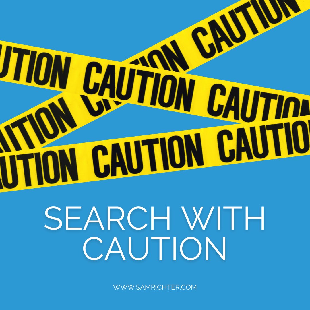 SamRichter's tweet image. Search skeptically, because what you find online might not always be true.

Search credible newspaper or trade journal articles. Call the company to verify accuracy.

#searchtips #salestips #salesintelligence #prospecting