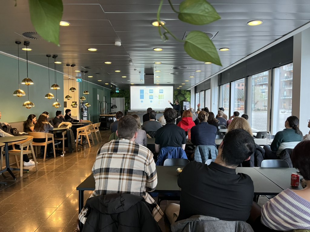 ReactCPH's tweet image. First meetup for this year and we had a full house. Nice seeing all of you and welcome to the community. Big thanks to our speakers @whjacobsen and Jakob Andersen.