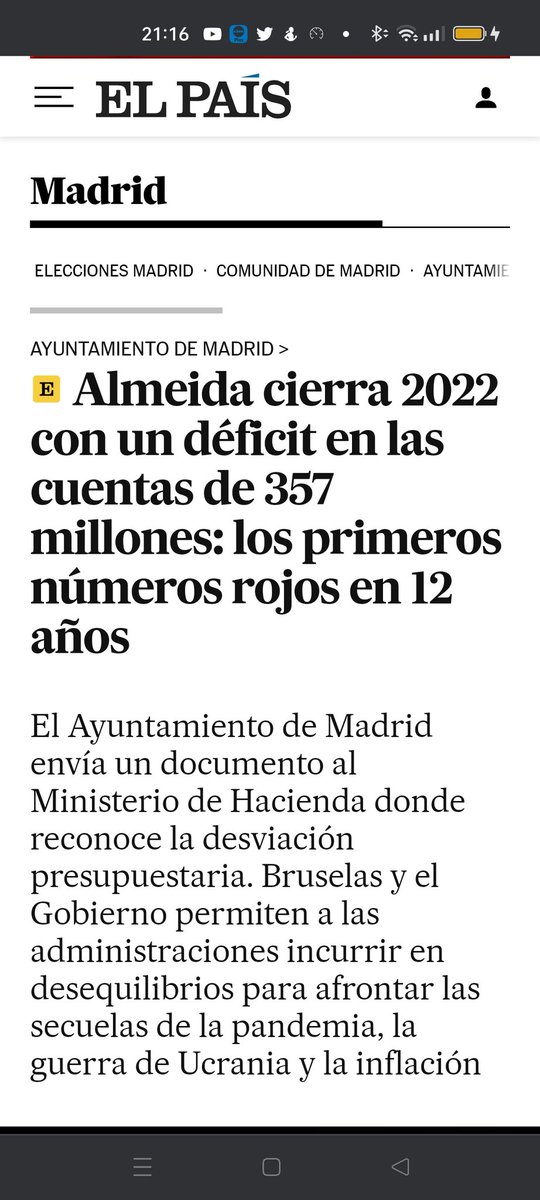 José Luis Martínez Almeida:
"Seremos fascistas, pero sabemos gobernar"
Al final ha resultado que Almeida SÍ que es fascista, pero NO tiene ni idea de gobernar.
Almeida es un personaje nefasto y una lacra para la ciudad de Madrid.