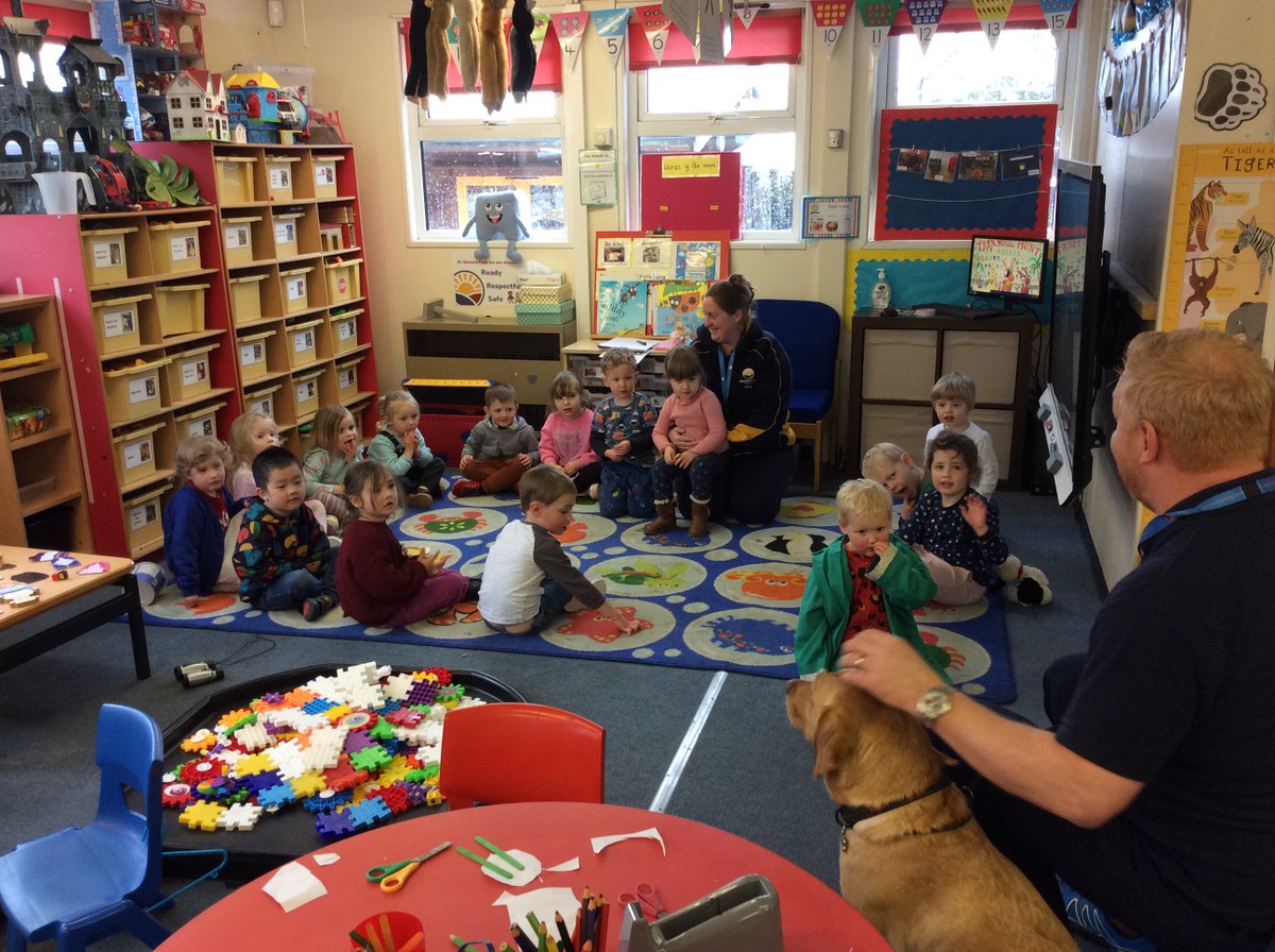 Today, we met Josie 😊Josie is our school dog. Next week we are learning about pets. Josie will be visiting us to teach us about dogs and how to care for them. The children fell in love with Josie today and can't wait for her to visit again next week!