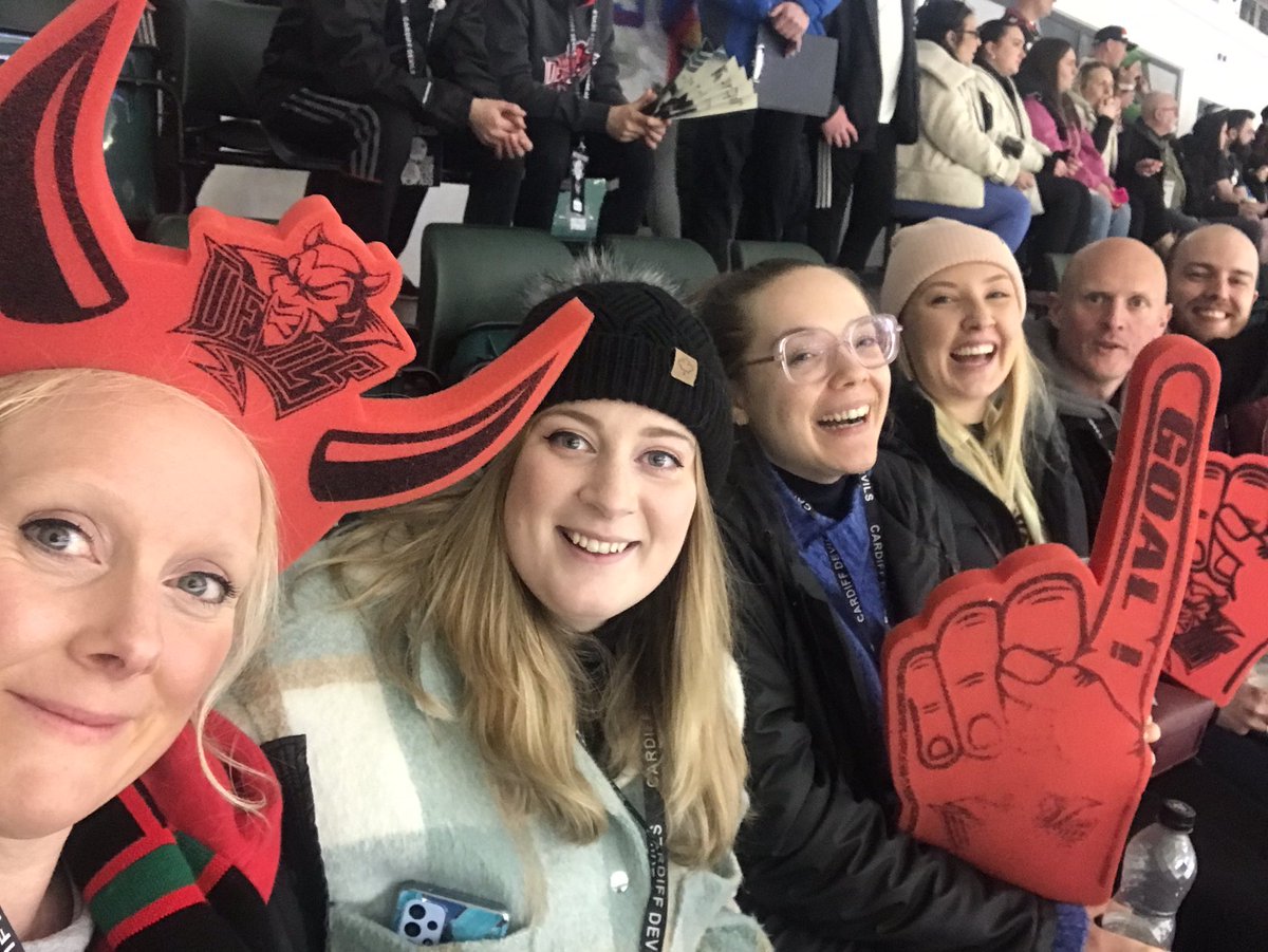 Great night out for <a href="/AustinSmithLord/">Austin-Smith:Lord</a> interior designers at the Ice hockey 🏒 Let’s go Devils 👹!! Thanks to James from <a href="/naughtone/">NaughtOne</a>  👍👍