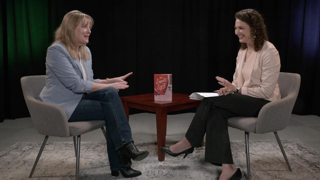HEC_TV's tweet image. Three women form an accidental sorority when a baby lands on their collective doorstep in &quot;The Sweet Spot.&quot;  HEC&apos;s Angie Weidinger gets the scoop from @amypoeppel on her newest book tonight at 7pm on HECBooks! tinyurl.com/28fwvw86 #amypoeppel, #thesweetspot, #funandjoy