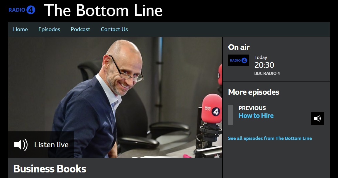 Good insight from <a href="/M_Heffernan/">Margaret Heffernan</a>: Writing is thinking.

One can research for months or years, but when sitting at the keyboard it's the synthesis that emerges.

<a href="/kittenheel1/">Julie Ball</a> <a href="/EvanHD/">Evan Davis</a> <a href="/koganh/">Helen Kogan</a> #thebottomline #bbcbottomline #bbcthebottomline