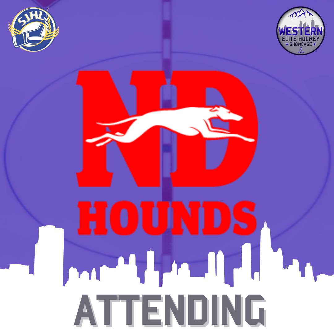 The @ndjrahounds of the #SJHL have committed to attending the 2023 Western Elite Hockey Showcases.
#YYC #YEG