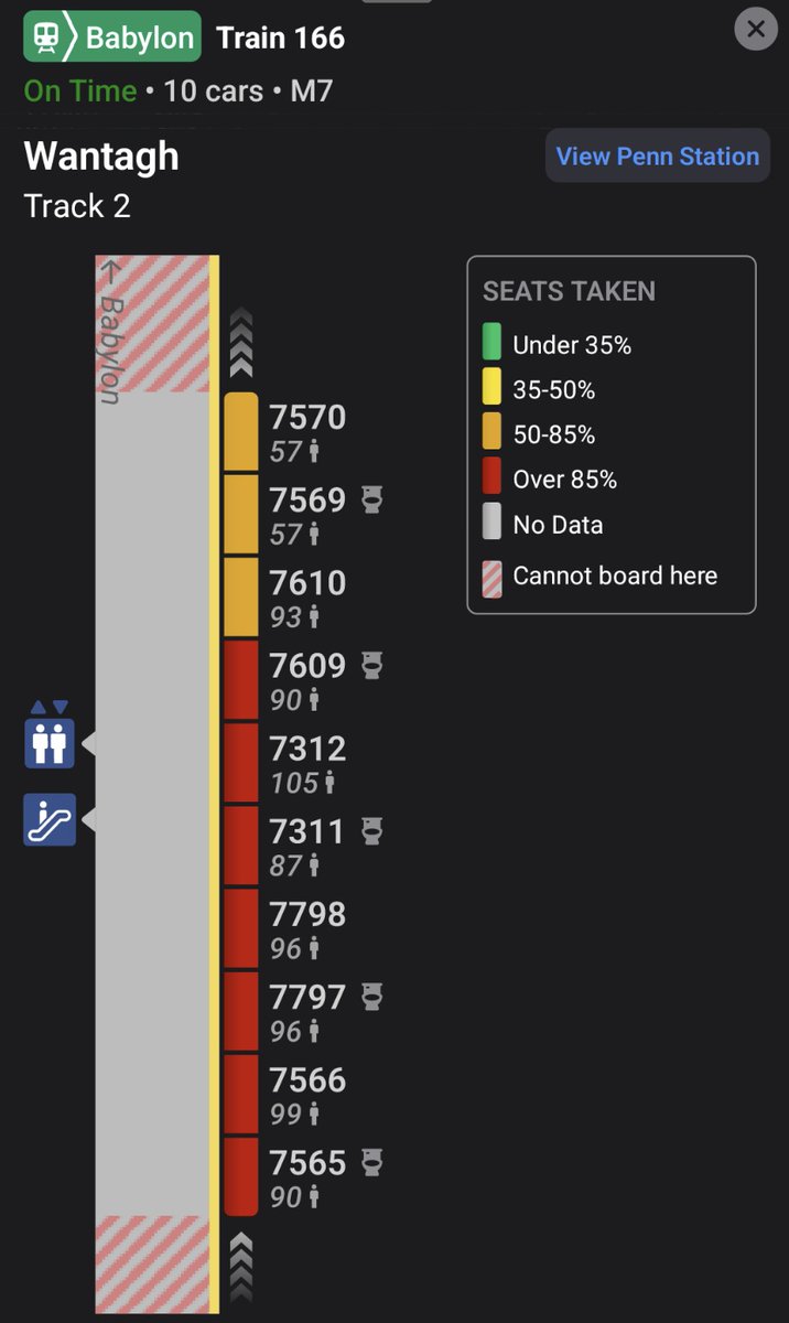 wilyumzzz's tweet image. This is the last eastbound Babylon off peak from Penn 3:38. @LIRR are you restoring more off peak trains next week? Bring back the 4:12 off peak from Penn pls. This is not right. #changeitback