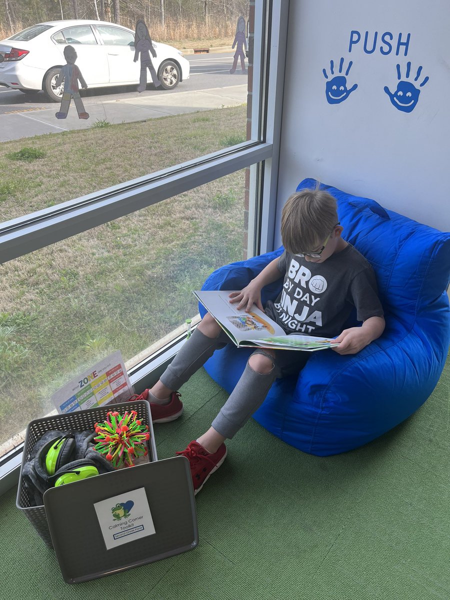 Our Bullfrogs are supported by <a href="/BartonPondPTA/">Barton Pond PTA</a> in a million meaningful ways… most recently, they purchased cozy chairs for each of our Calming Corners to help students practice independent regulation! 🐸💙 #BullfrogsLEAP <a href="/BartonPondES/">Barton Pond Elementary School</a>