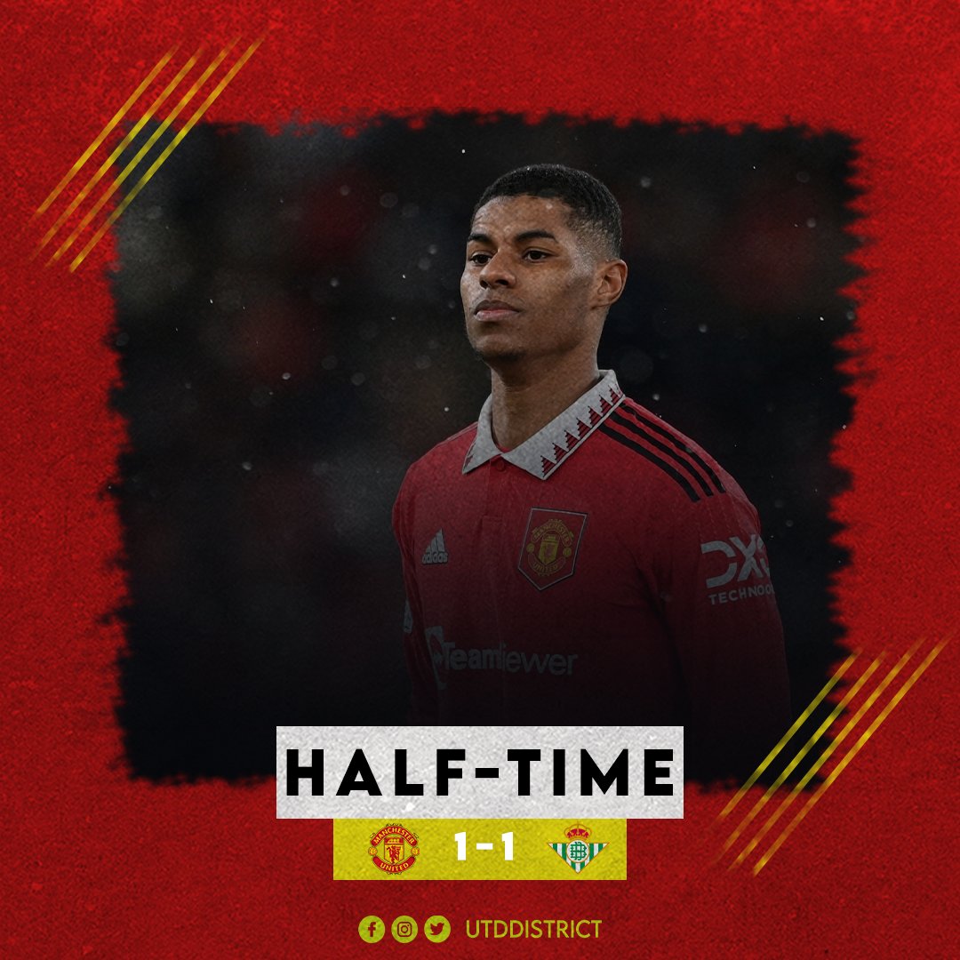 UtdDistrict's tweet photo. Level at the break. Thoughts so far? https://t.co/xoRMmYFQ7W