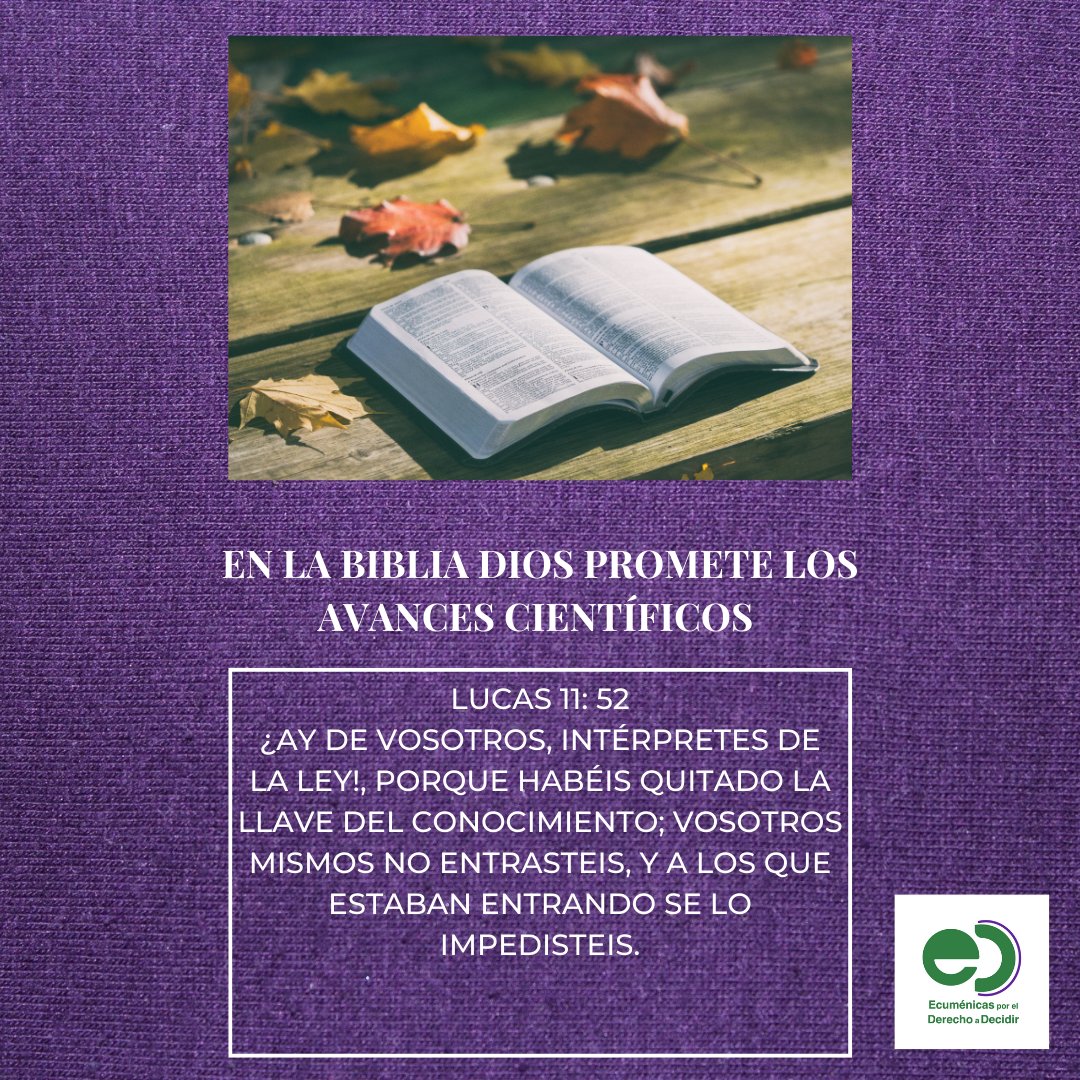 ecumenicas1's tweet photo. Como mujeres feministas de diferentes denominaciones de fe y espiritualidades, apoyamos con argumentos bíblicos la legalización de la Pae, y creemos en que a la ciencia evoluciona tal cual lo manifiesta la Biblia. 
La PAE es aprobada científicamente. https://t.co/yvIDX456vO