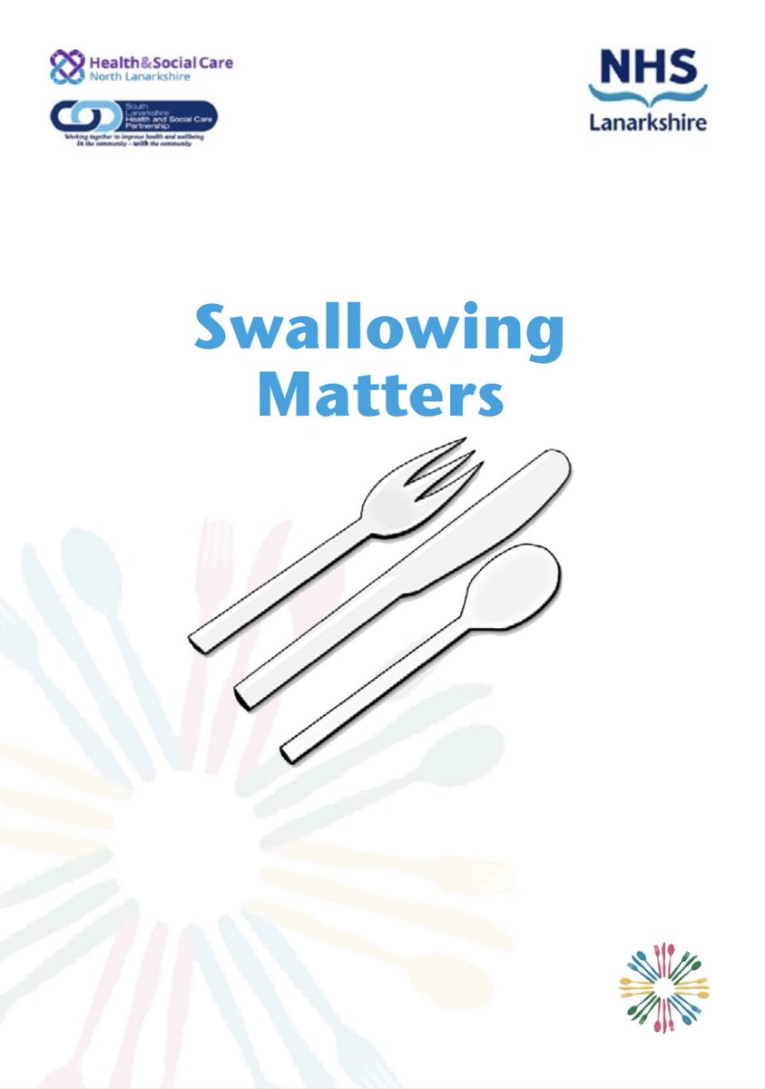 Digital copies of #SwallowingMatters were sent to all care homes in Lanarkshire today so check your e-mails 📧 #DigitalResource #CareHomes #Swallowing #Dysphagia