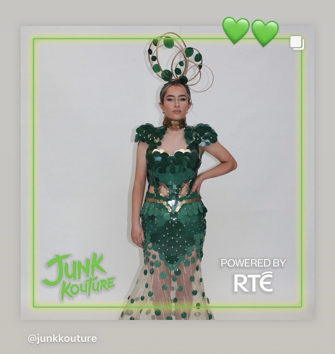 carndonaghcs's tweet photo. Congratulations Team “Invidia” Ailish Doherty, Julia Grant &amp; Ciara Gilmore who are through to the Junk Kouture finals in Dublin on the 19th of May. Well done girls - amazing achievement. 🤗 https://t.co/reuYI5gVeK