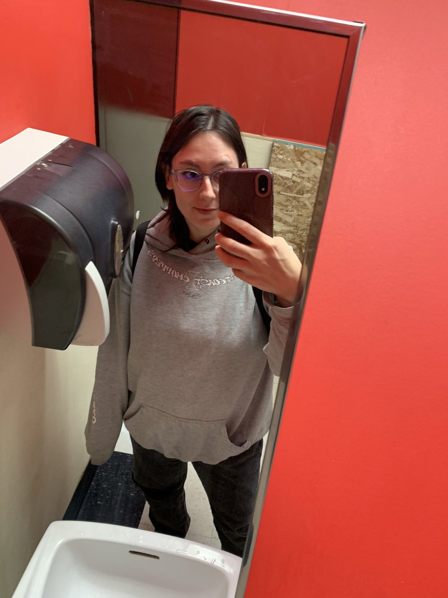 the angle on this quiznos mirror kinda goes hard