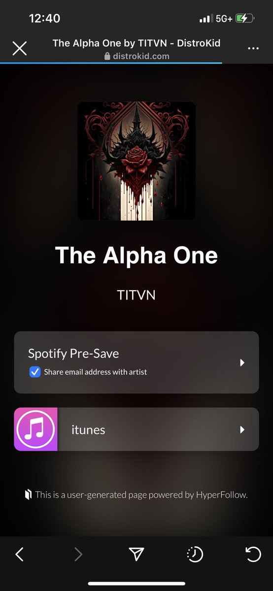 You can pre-save our new single that’s our NEXT FRIDAY on both Spotify & Apple Music!

Copy paste the URL in your browser if you can’t click on it!

Thank you so much!

distrokid.com/hyperfollow/ti…

#metal #metalband #metalcore #deathcore #slipknot #newsong #newsong2023