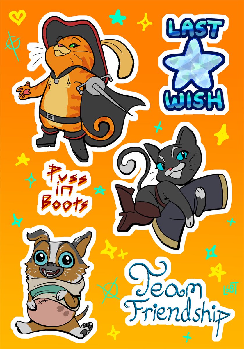 SketchBline's tweet photo. Puss In Boots Stickersheet Pre-order is up!
https://t.co/78eLchPRlP
#pussinboots #PIBTLW  #pussinbootsthelastwish https://t.co/uEYmAW6Yfs