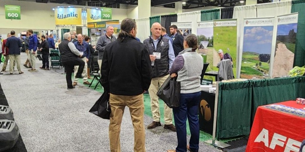 ReadCustomSoils's tweet photo. What a week at the @NE_RTF! Thank you to everyone that visited our booth, joined us at the @TrinityBrew for our Customer Appreciation Night, and to all those that organized such a successful event. #SportsTurf #Golf #NERTC #ReadCustomSoils https://t.co/FeszBSZcCu