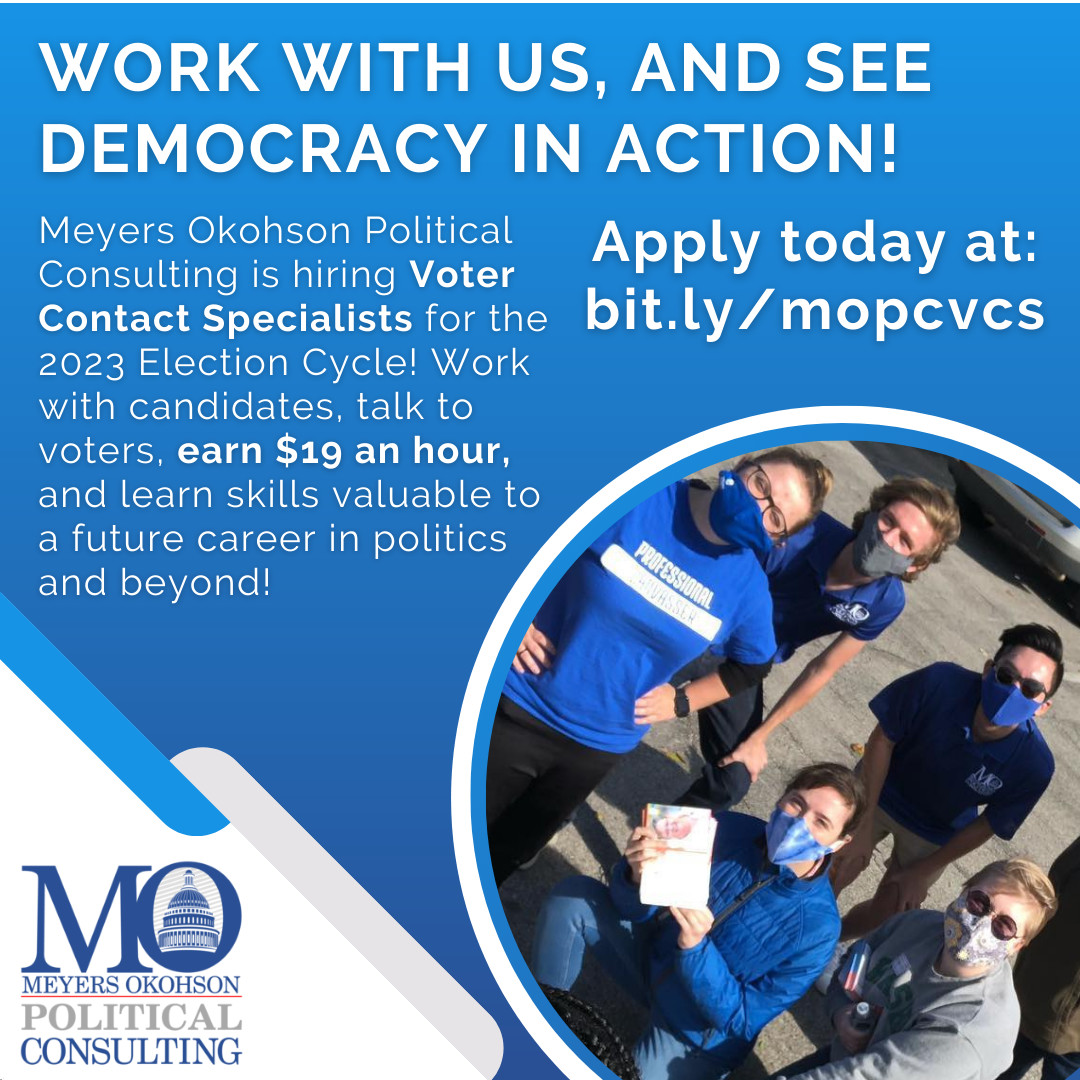 Interested in making a difference in the 2023 Aldermanic Races and making $19/hr doing it? Apply to be a Voter Contact Specialist! bit.ly/mopcvcs

#hiring #hiringnow #aldergeddon