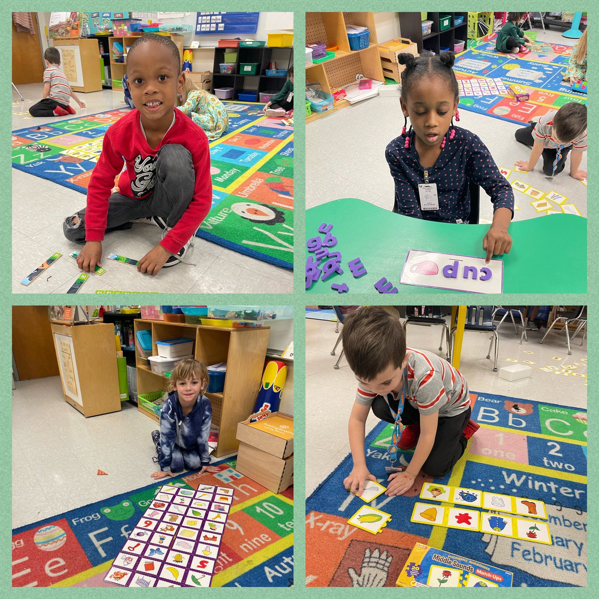 littleBullfrogs's tweet photo. So much learning happening in the world of kindergarten! @EffieBullfrogs #readysetgrow https://t.co/D72Dpep9yh