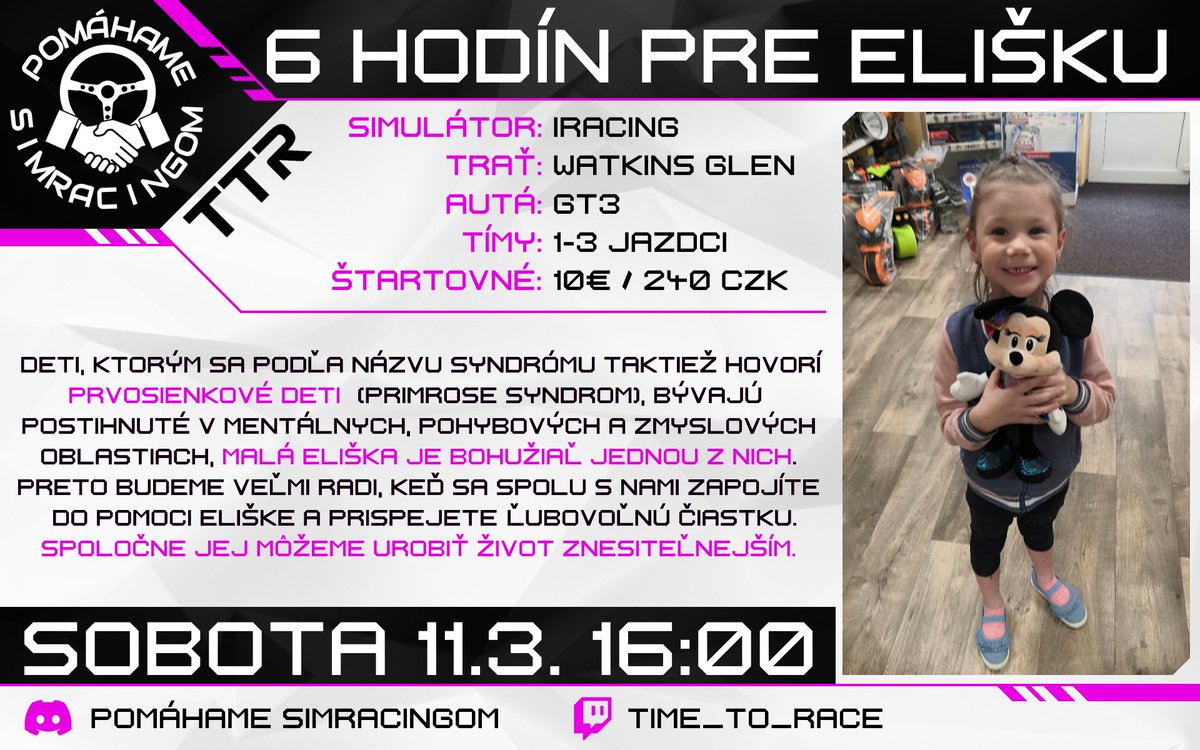 I simracing umí pomáhat. Už tuto sobotu...
tomasengesimracing.cz/blog/simracing…