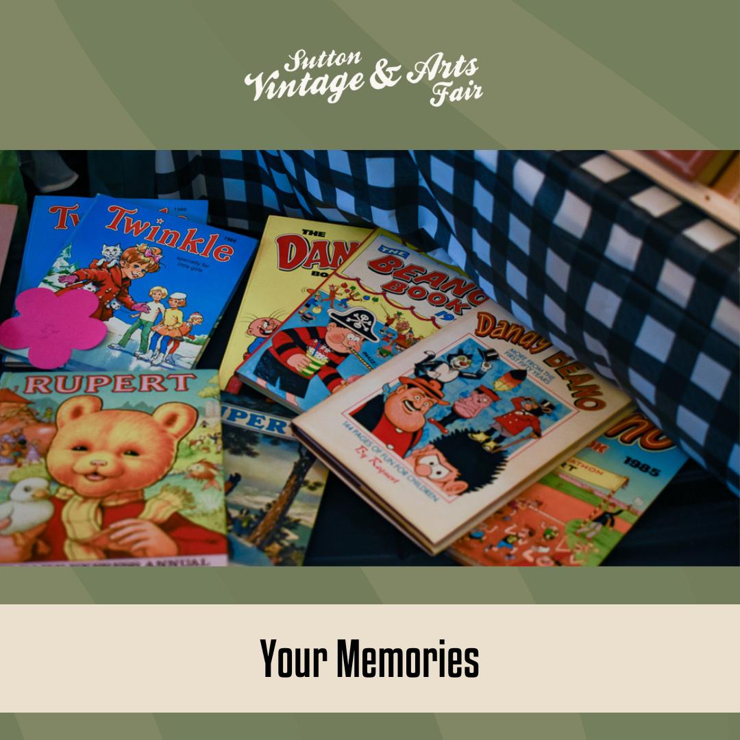 Suttonvintage's tweet photo. Love a blast from the past?

Get down to Sutton Vintage &amp; Arts Fair at Sutton Coldfield Town Hall on the 26th March to hunt out hard to find, preloved &amp; collectables.

Our traders love everything about retro style and that includes vintage books, comics, &amp; specialist books. https://t.co/NGDGIr2jYN