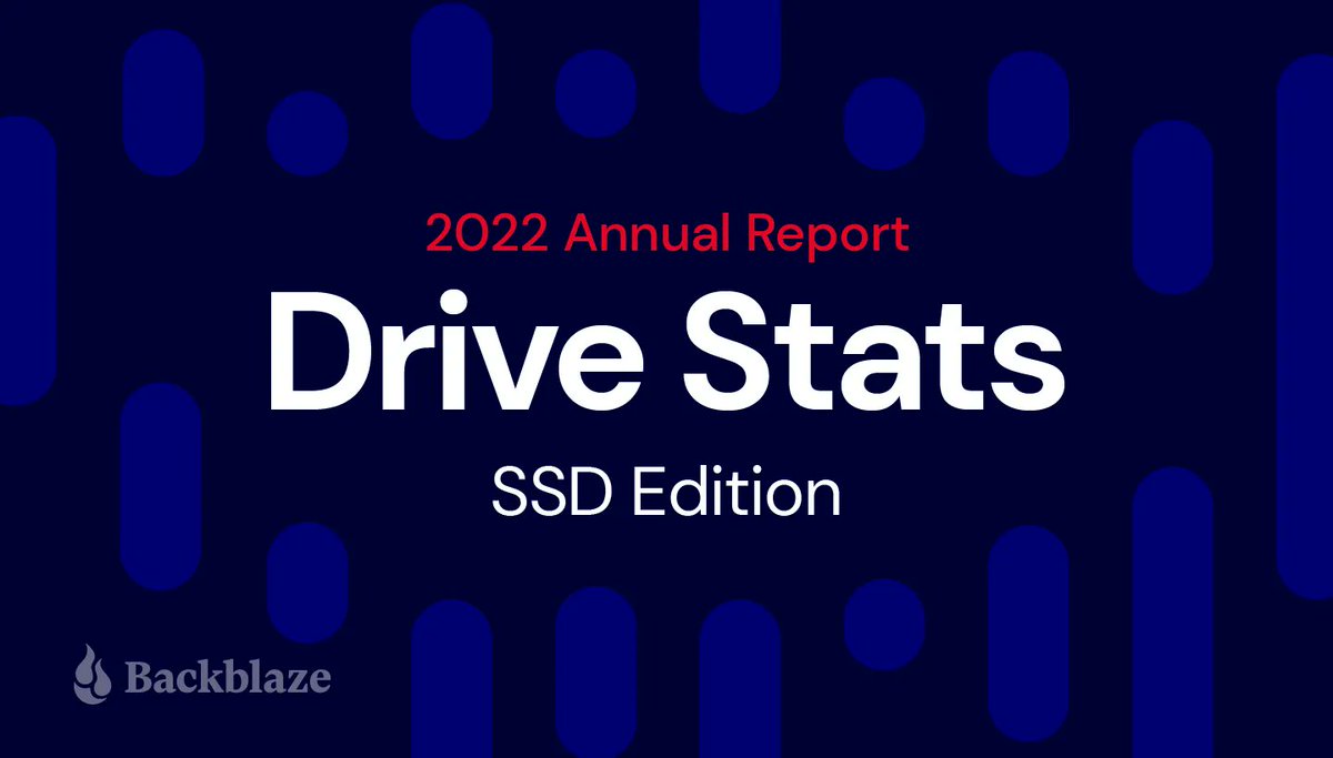 MortonVisuals's tweet image. The #SSD Edition: 2022 Drive Stats Review by @backblaze &amp;gt;&amp;gt; buff.ly/3FbnVHi #harddrives #datastorage #IT
