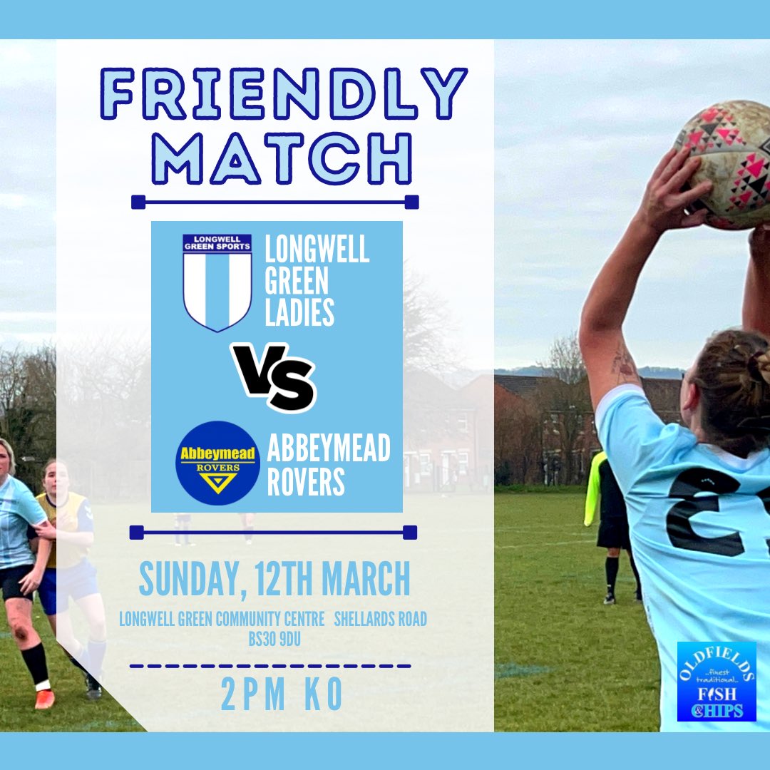 Up next! We face <a href="/AbbeymeadLadies/">Abbeymead Rovers LFC</a>