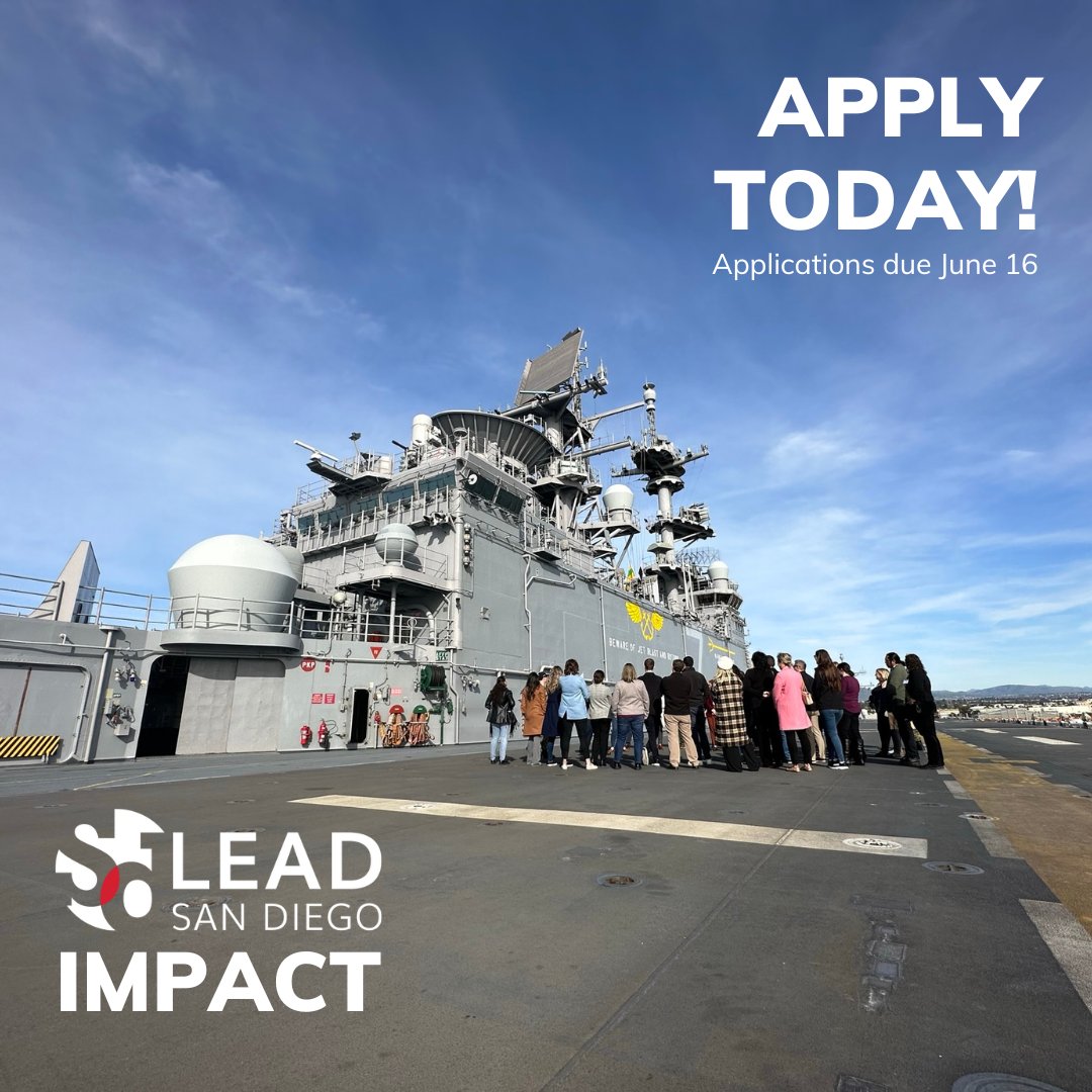 LEADSanDiego's tweet photo. #LEADImpact is more than just a class! Explore the San Diego region, get exclusive access to some of San Diego’s top executives and legislators, and make long-lasting relationships with fellow San Diego leaders! Applications are open now through June 16: https://t.co/XRYn1IUOmH https://t.co/zarKwAmuaF
