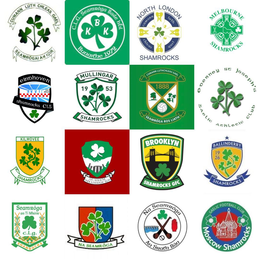 The Republic of Ireland Football team have added a shamrock to the crest

Are they years behind the <a href="/officialgaa/">The GAA</a> 

Here are a few GAA clubs who have shamrocks in their crest - which ones are we missing?