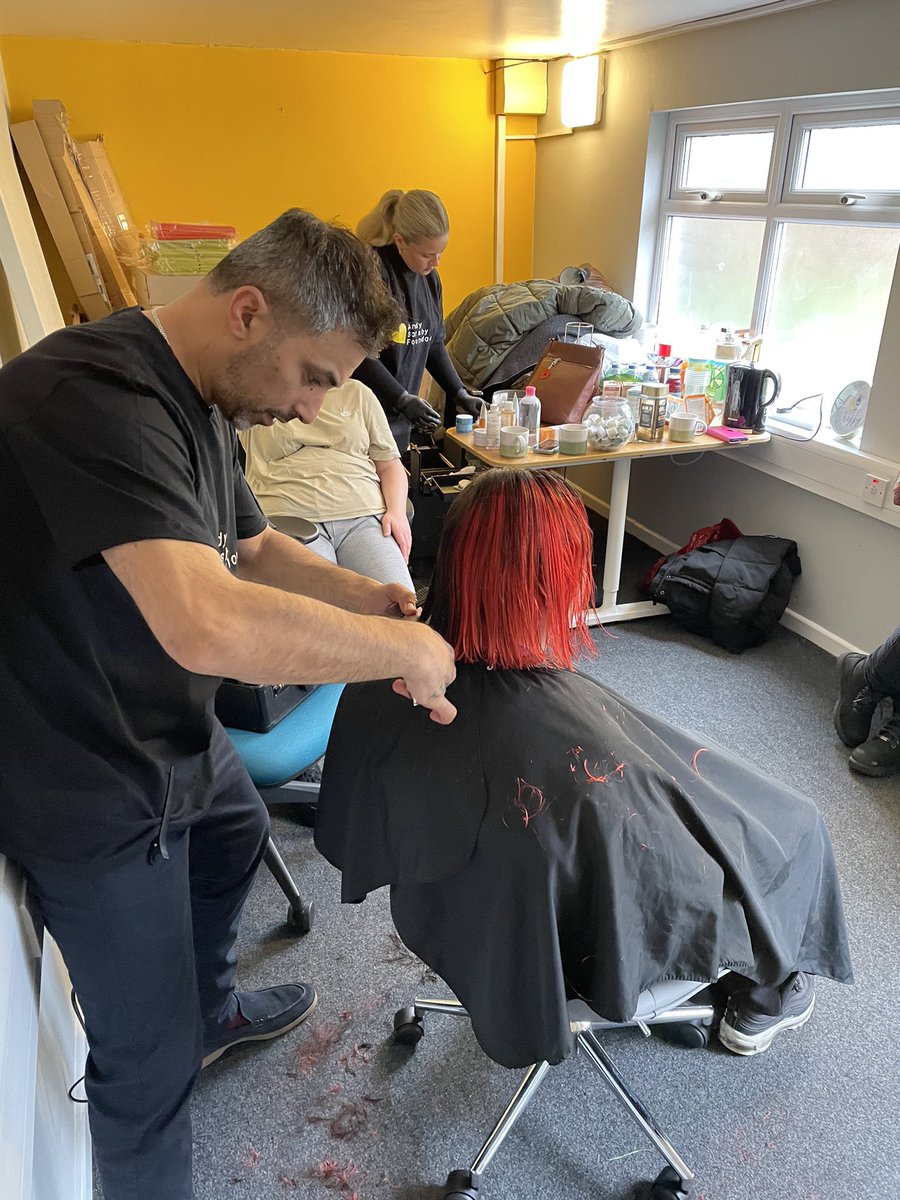 Sam_Price29's tweet photo. “While I’ve been in here, with you, I haven’t had to think about my life”. 
Pamper Day for #IWD23 yesterday at @signpostsso in collaboration with the amazing Andy Sarsby Foundation. I have no words left. ❤️ https://t.co/0Ynduyyvjy