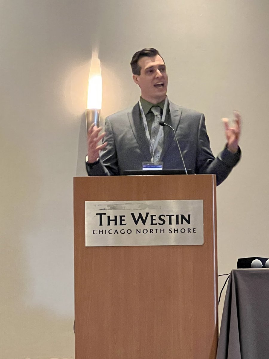 Dr. Biese and Dr. Petit (<a href="/kylepetit_atc/">Kyle Petit</a>) representing <a href="/uwoshkosh/">UW-Oshkosh</a>, the MSAT program, and the  Department of Kinesiology at the <a href="/GLATA_updates/">GLATA</a> Annual Meeting Free Communications sessions today…