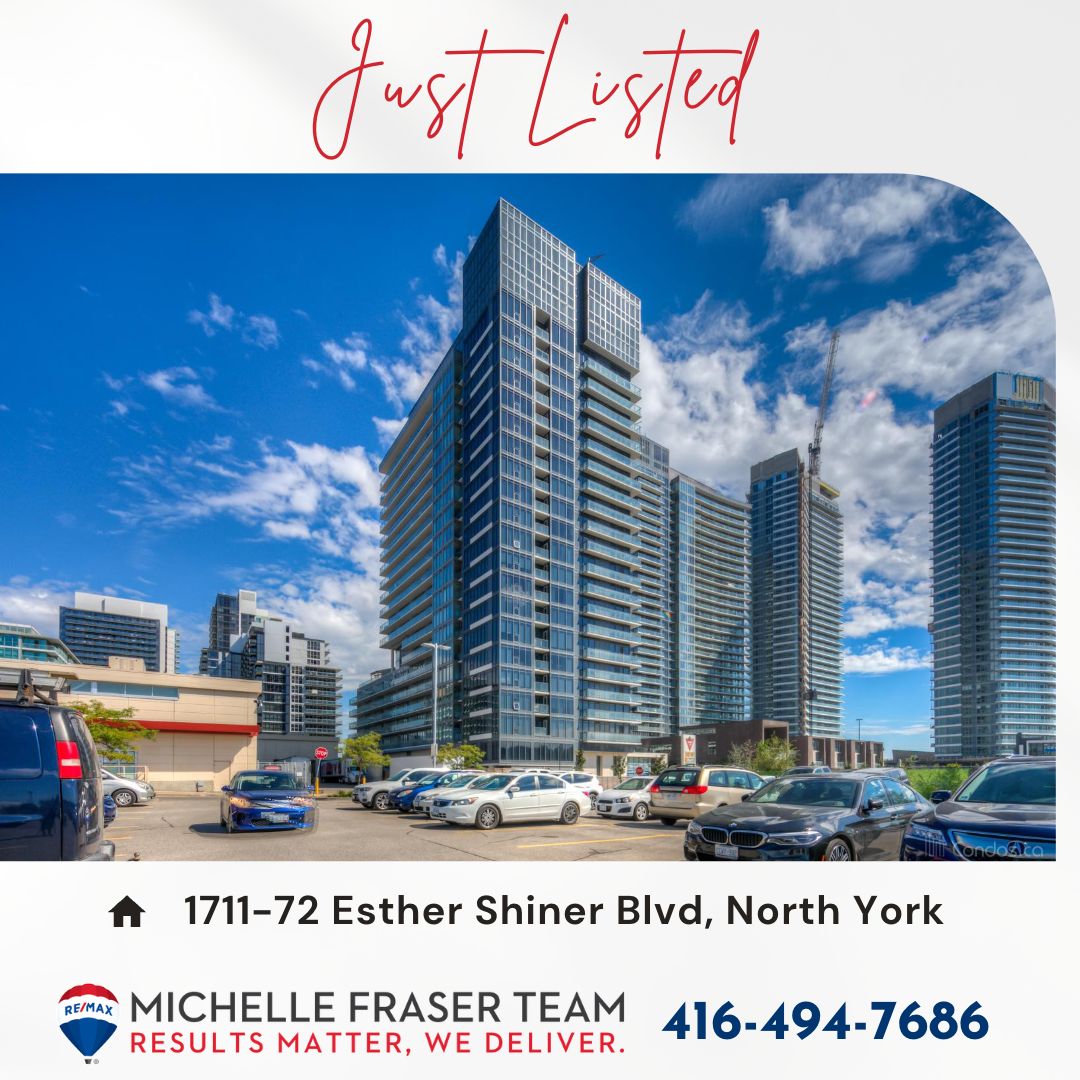 🏢 JUST LISTED

Enjoy the best of Bayview Village in this high-demand building at 1711-72 Esther Shiner Blvd.

 📞 The Michelle Fraser Team at 416-494-7686

#NorthYorkCondo #BayviewVillage #Remax #TorontoRealEstate #MichelleFraserTeam  #CondoForSale