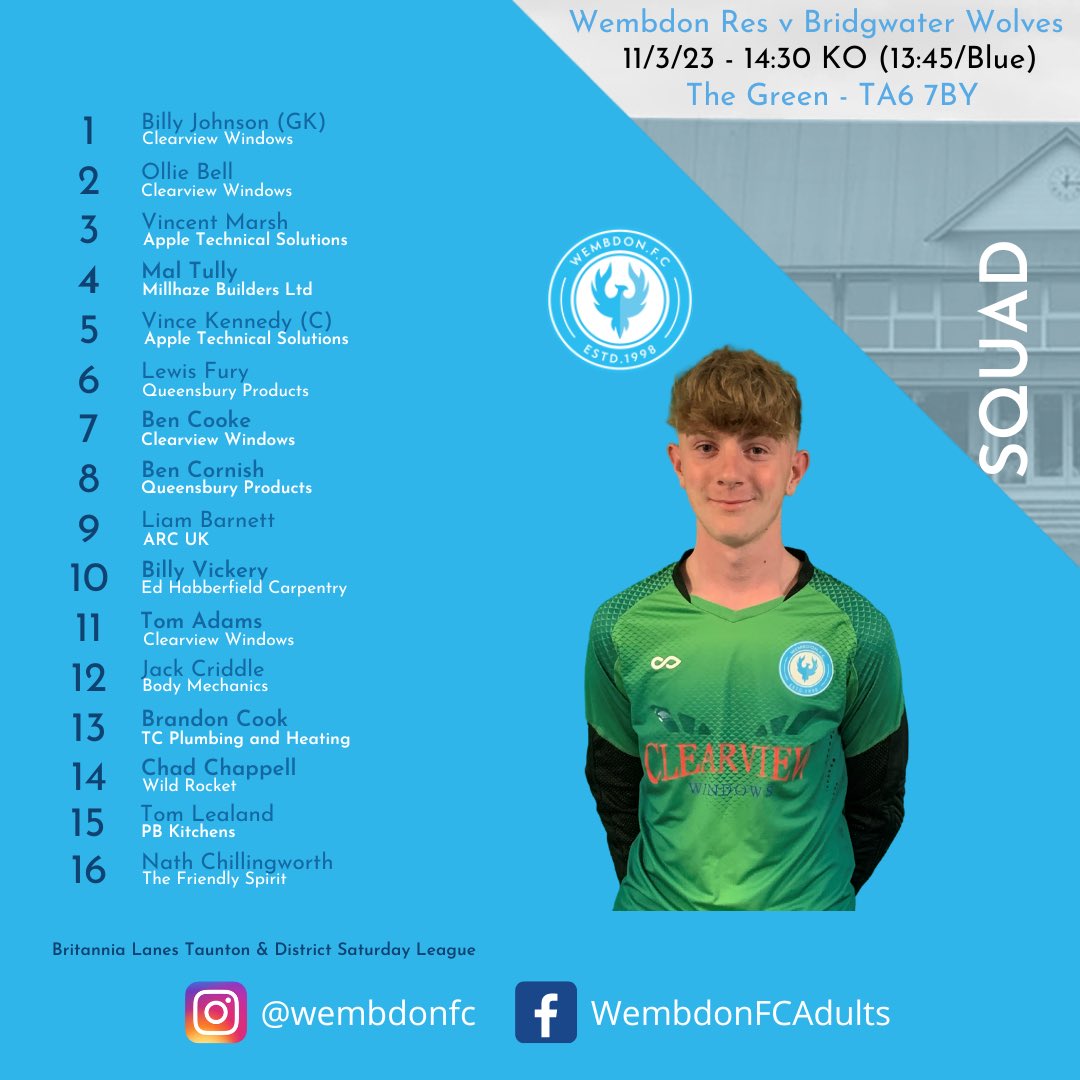 Wembdon FC tweet media