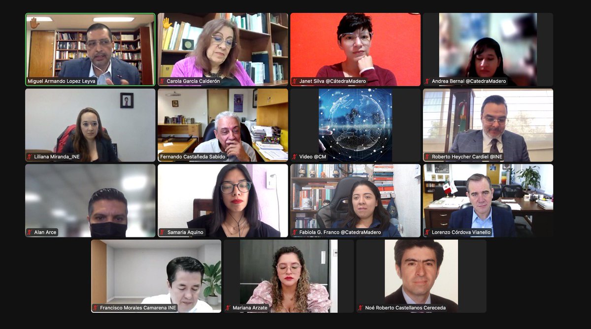 🤩Séptima sesión del Consejo Directivo y el Equipo Operativo de #CátedraMadero 
Gracias a todas y todos por su confianza🫶🏼 seguimos trabando para ustedes 🤓

<a href="/CastanedaSabido/">Fernando Castañeda</a> <a href="/LorenzoCordova/">LORENZO CORDOVA</a>   <a href="/robcastellanos/">Roberto Castellanos</a> <a href="/RobertHeycherMx/">Roberto Heycher Cardiel S 🇲🇽</a> <a href="/leyvapato/">Miguel Armando López Leyva</a> <a href="/FabyGfranco/">Fabiola G. Franco</a> <a href="/JannisSiMe/">Janis SiMe</a> <a href="/andrade_samaria/">Samaria Andrade Aquino</a>