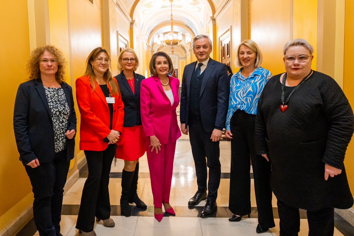 Thank you to @EP_GenderEqual for meeting with me today and speaking about how we can work together to advance women's rights around the world. We discussed the importance of protecting reproductive health care and ensuring every woman everywhere has the right to choose.