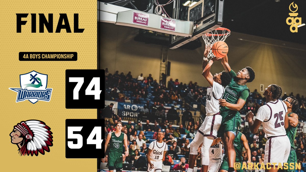 Arkansas Activities Association (@arkactassn) on Twitter photo Statement made!
<a href="/lrcawarriors/">Little Rock Christian Academy</a> clamps down and takes home the 4A boys state title! Statement made!
<a href="/lrcawarriors/">Little Rock Christian Academy</a> clamps down and takes home the 4A boys state title!