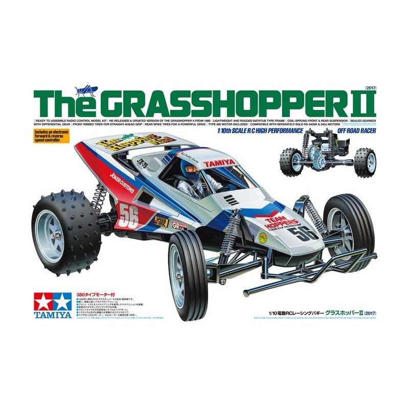 »The Grasshopper II« first treasure of my childhood that I bought with my first saved money. 
Looking at the boxart still warms my heart - great packaging design too, of course. Oh tamiya ❤️! 
#tamiya #tamiyarc #thegrasshopper2 #rccars #rccar #rccaraction #mexer #maxfiedler