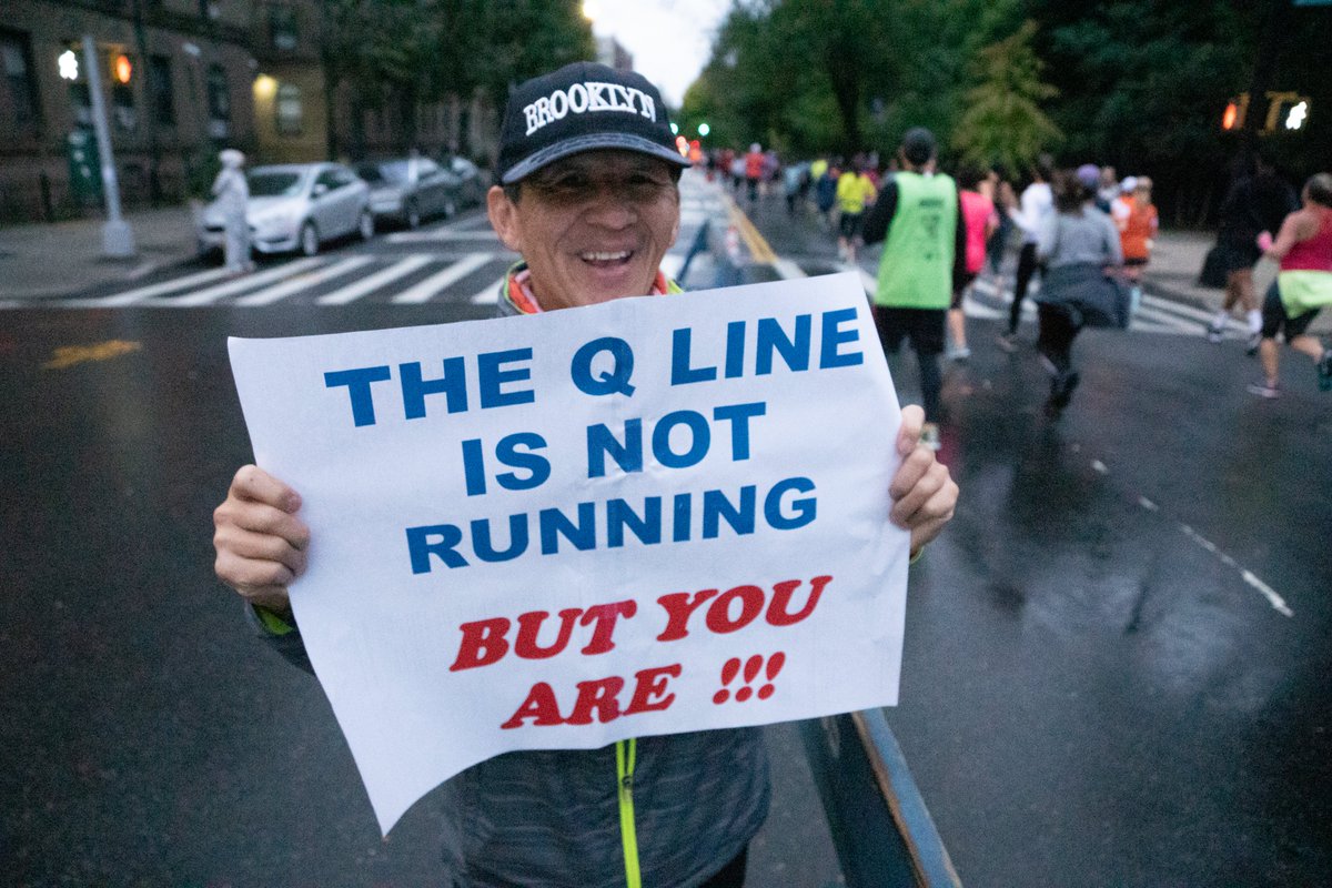 #tbt to 2018 - when the #Qtrain was apparently on hiatus - and we first introduced the #halfmarathon to our iconic April race! Don't miss out on your chance to join us this year for the NYCRUNS @BK_HalfMarathon on April 23rd! Sign up now: linktr.ee/NYCRUNS.