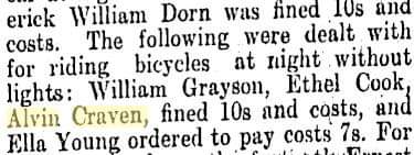 LukeCraven's tweet image. Reminded today that my haplessness with bicycles is definitely genetic. Meet my grandfathers.