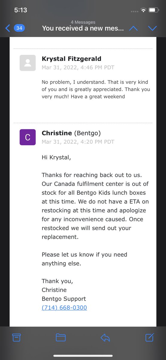 KrystalFitz82's tweet photo. Nearly one year later and still no replacement. Awesome customer service… @BentgoLunch https://t.co/eGmuyobb7v