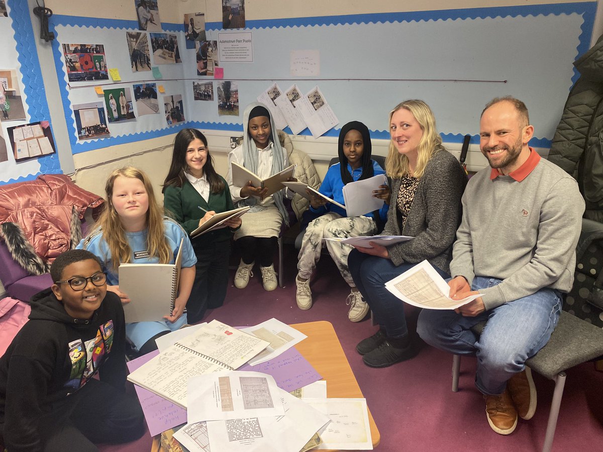 AdamsdownPrmInvestigators (@historya_down) on Twitter photo We learnt so much from our friends at <a href="/RoathHistory/">Roath Local History Society</a> today!
We have some follow up investigating to do to help us learn more about a very interesting past pupil!
Diolch yn fawr!
#aimhigh #bekind #showrespect
๐ We learnt so much from our friends at <a href="/RoathHistory/">Roath Local History Society</a> today!
We have some follow up investigating to do to help us learn more about a very interesting past pupil!
Diolch yn fawr!
#aimhigh #bekind #showrespect
๐